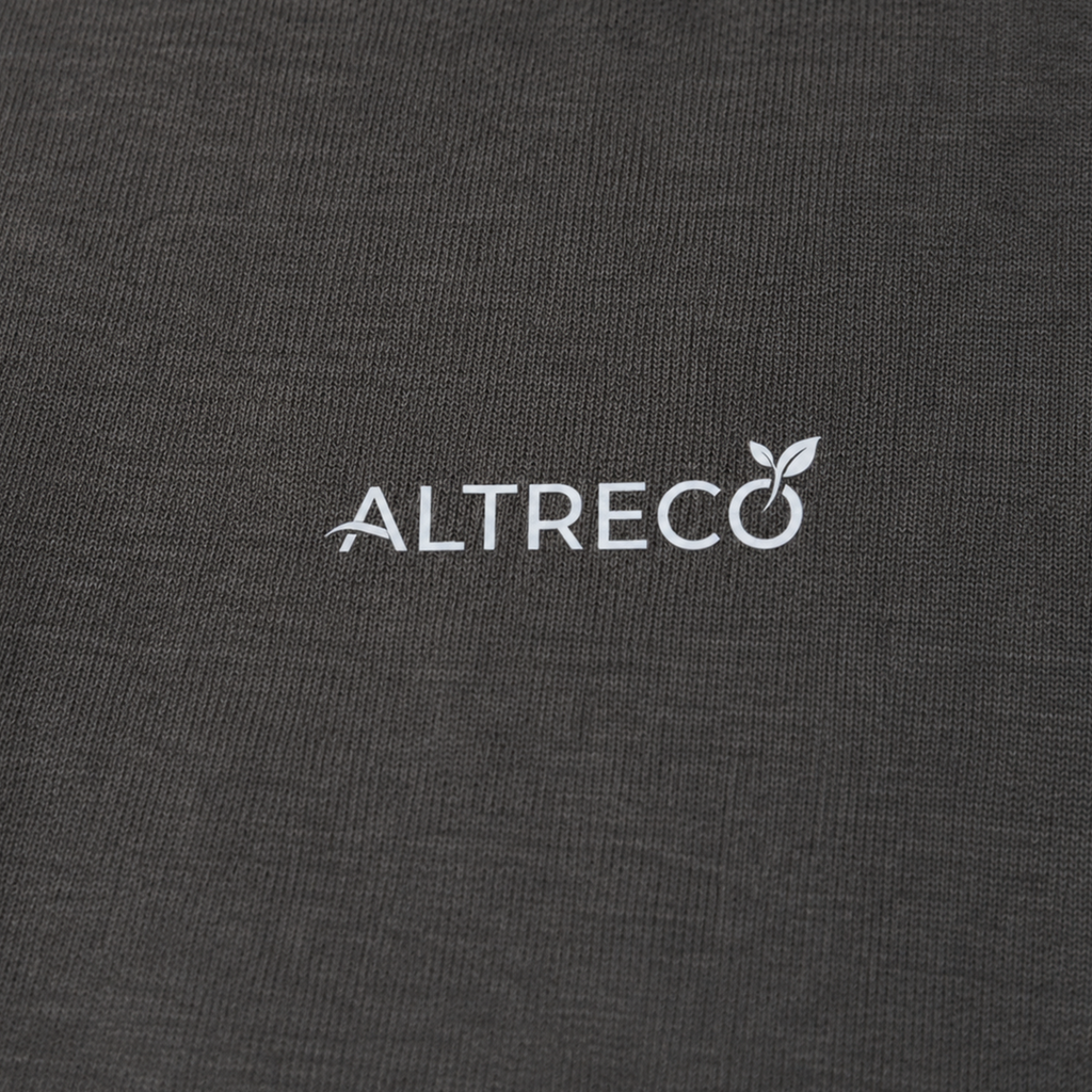 ALTRECO ネイティブコットンS/S SUMI 生地質感・胸ロゴ拡大